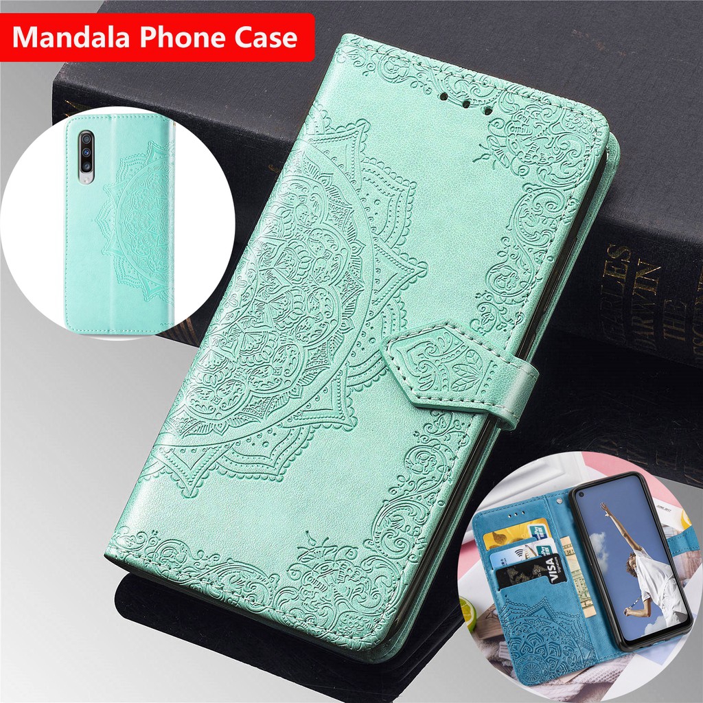 Bao da điện thoại kiểu ví chống sốc kèm khóa gài cho Samsung Galaxy A10 M10 A20 A30 A50 A30S A50S M31 A70 A70S A80 | BigBuy360 - bigbuy360.vn