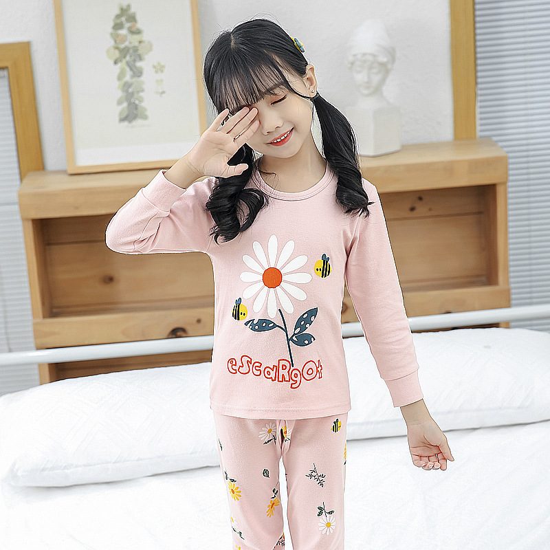 Bộ Pijama Cotton In Họa Tiết Hoạt Hình Cho Bé (3-11 Tuổi)
