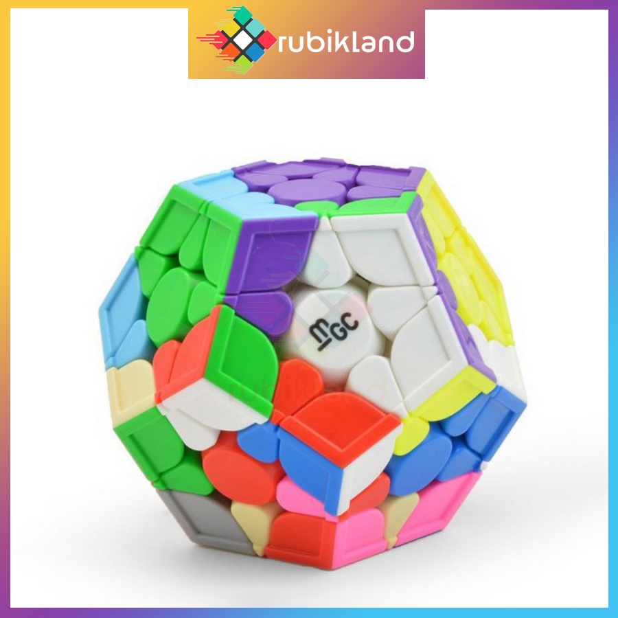 Rubik Megaminx MGC YJ Megaminx M Đồ Chơi Trí Tuệ Rubic Biến Thể 12 Mặt Có Nam Châm