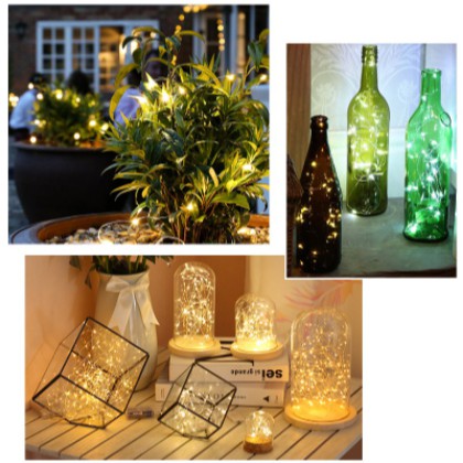 Dây Đèn Led Fairylight ,dây Đèn Đom Đóm 3 Mét Dùng Pin Lizflower