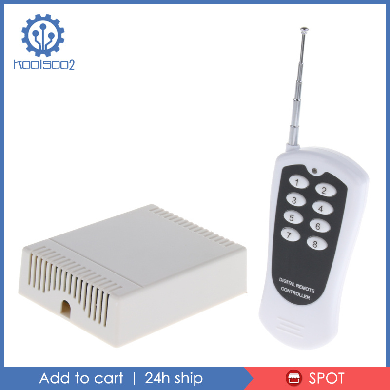 Công Tắc Wifi Không Dây Thông Minh 8 Kênh Koolsoo2 12v 433 / 315mhz