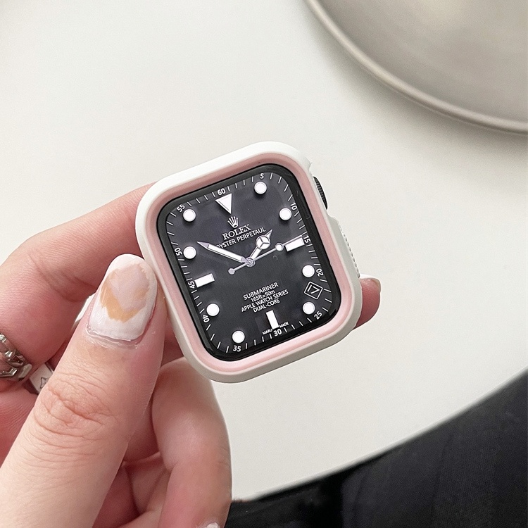 Ốp Silicone Mềm Nhám Chống Sốc Cho Đồng Hồ Apple Watch 7 6 5 3 SE 44mm 40mm 41mm 45mm