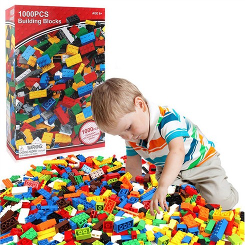 Bộ Xếp Hình Lego 1000 Chi Tiết Hộp Đỏ Cho Bé Sáng Tạo