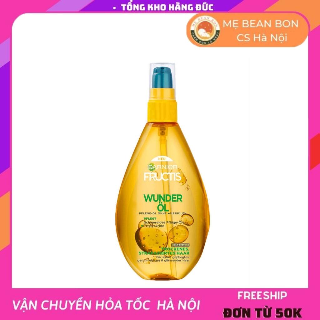 Tinh Dầu Dưỡng thoa Tóc Garnier Fructis Wunder Ol của đức 150 ml giúp phục hồi hết xơ rối và vô cùng óng ả