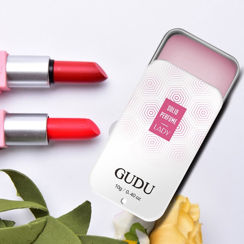 Nước hoa khô dạng sáp Gudu hương sữa dịu nhẹ có nắp trượt tiện lợi