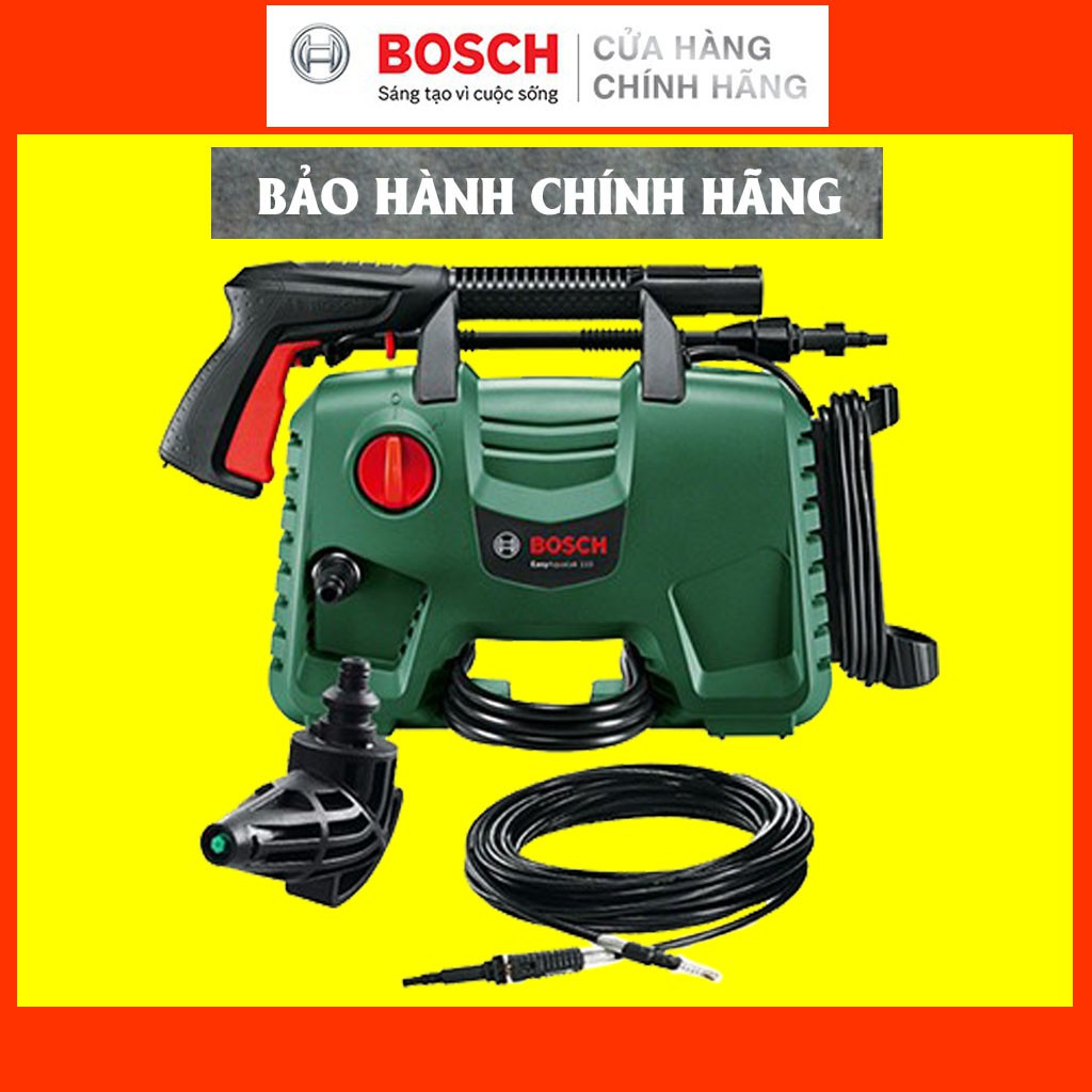 [CHÍNH HÃNG] Combo Máy phun xịt rửa áp lực cao Bosch Easy Aquatak 110 + Dây nối dài 6m + Đầu phun 90 độ, Giá Rẻ, Bền Bỉ