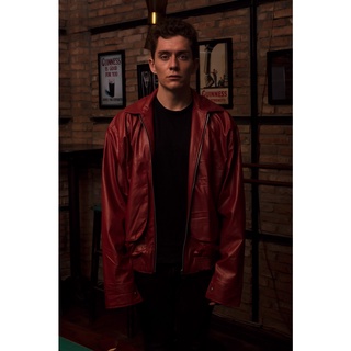 Áo da jacket unisex FOMO GRAMP JACKET (Red)