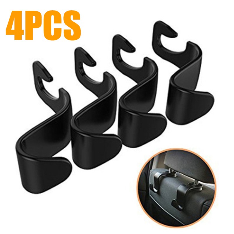 Bộ 4 Móc Treo Túi Xách Gắn Lưng Ghế Xe Hơi Tiện Lợi