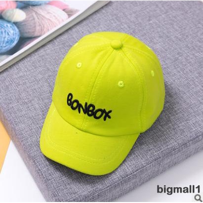 BღBღBaseball Cap Plain Kids Boys Strapback Solid Hats Polo Style Hook-N-Loop New