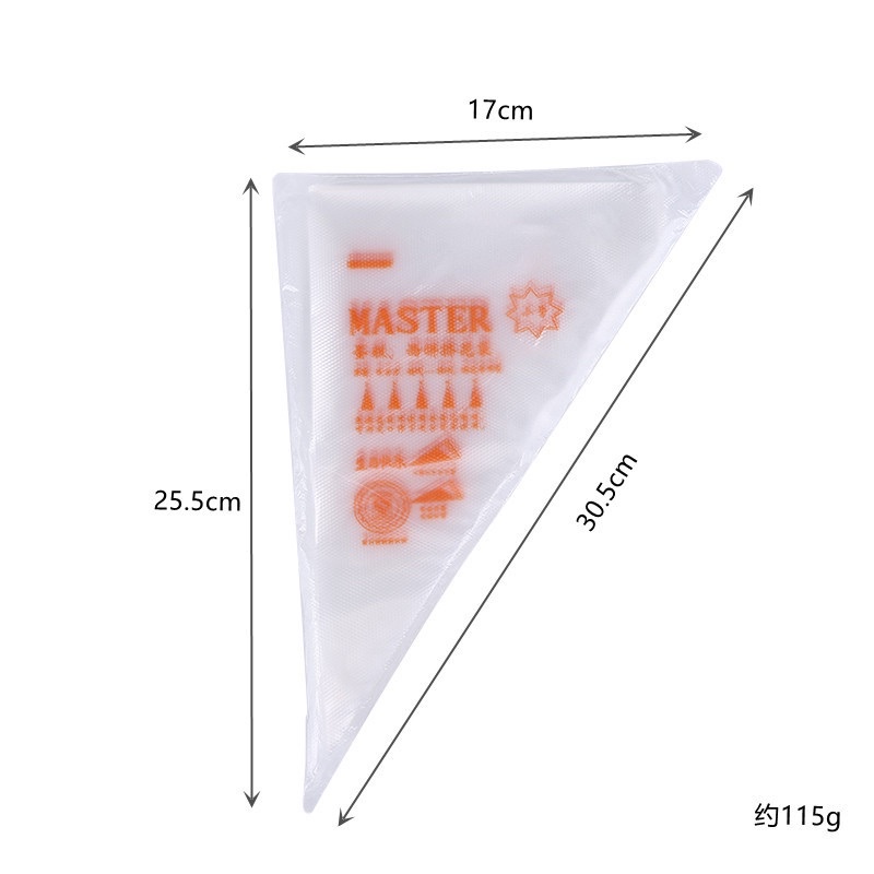 100 túi nilong bắt kem 28cm-35cm