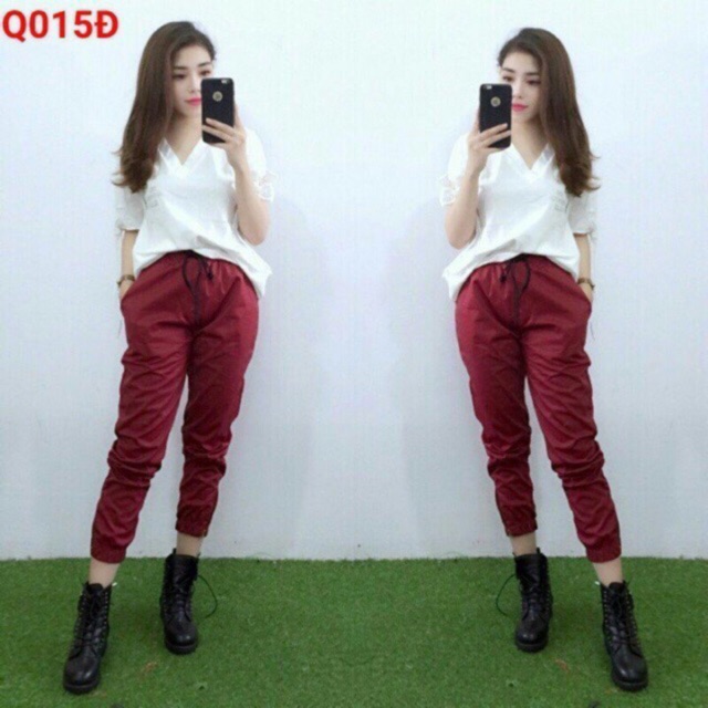 [ Kaki- Cực Chất !! ] Quần jogger kaki khoá zip nữ siêu chất | BigBuy360 - bigbuy360.vn