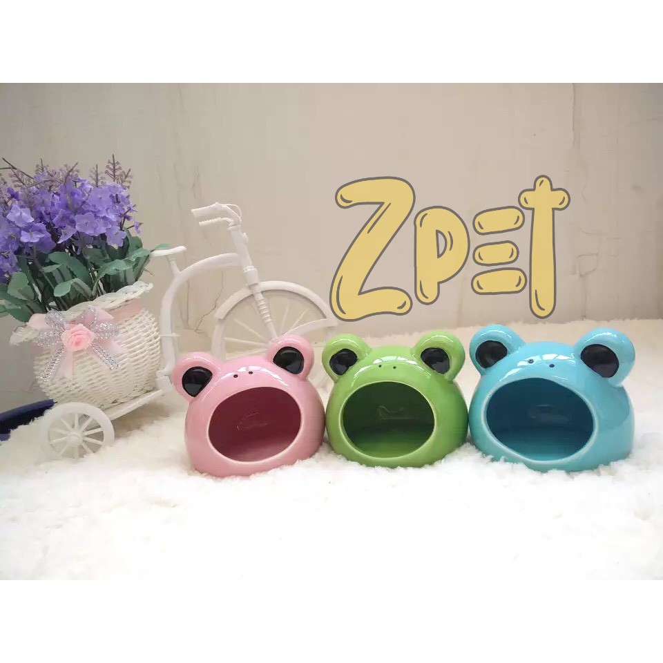 Nhà ngủ sứ hamster (hình chú ếch)