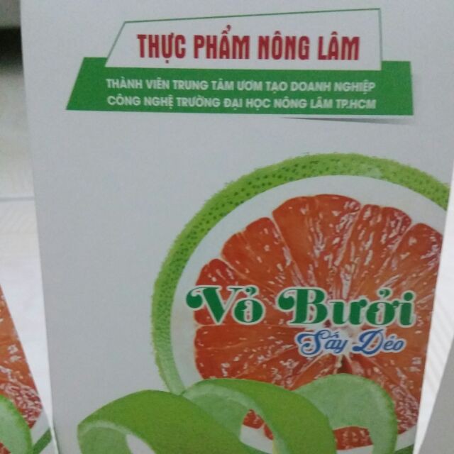 Mua 1 tặng 1 Mứt vỏ bưởi sấy dẻo Nông Lâm Food hộp 200gr