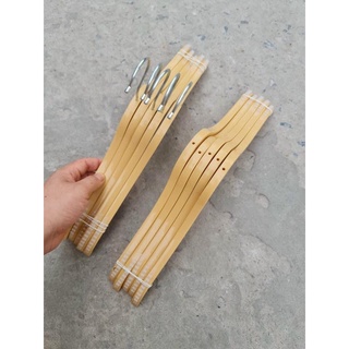 Móc Trẻ Em 100 Chiếc Móc Áo Nhựa Vàng Giả  Gỗ Vai Đệm