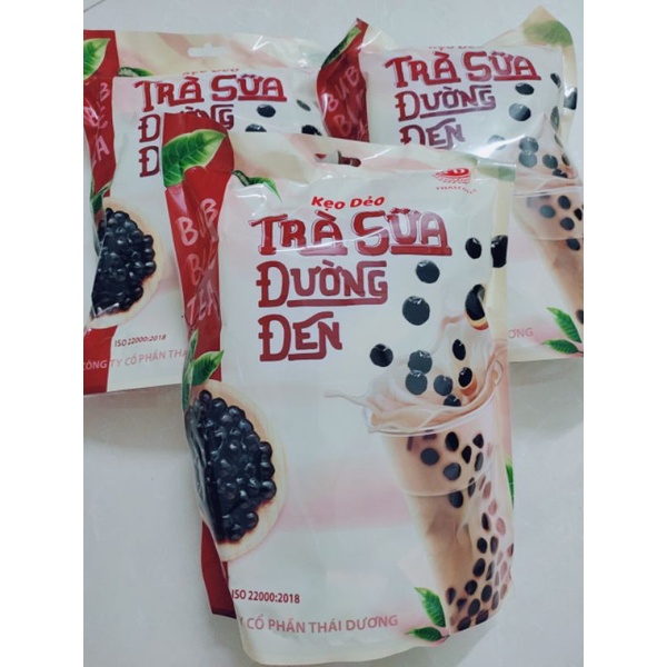 Kẹo trà sữa đường đen mix vị 320g bubble tea