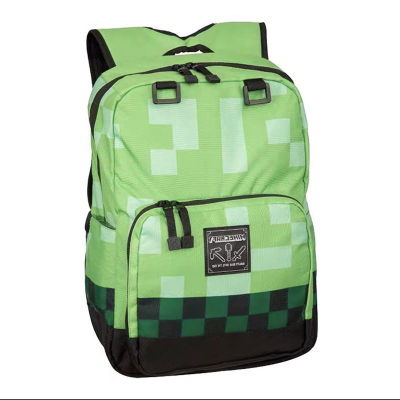 Ba lô đựng laptop in hình Minecraft độc đáo thời trang cho nam tiện dụng đi học/ đi làm