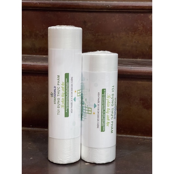 Túi đựng thực phảm 20cm x 30cm x0,5Kg - tự huỷ sinh học Star World