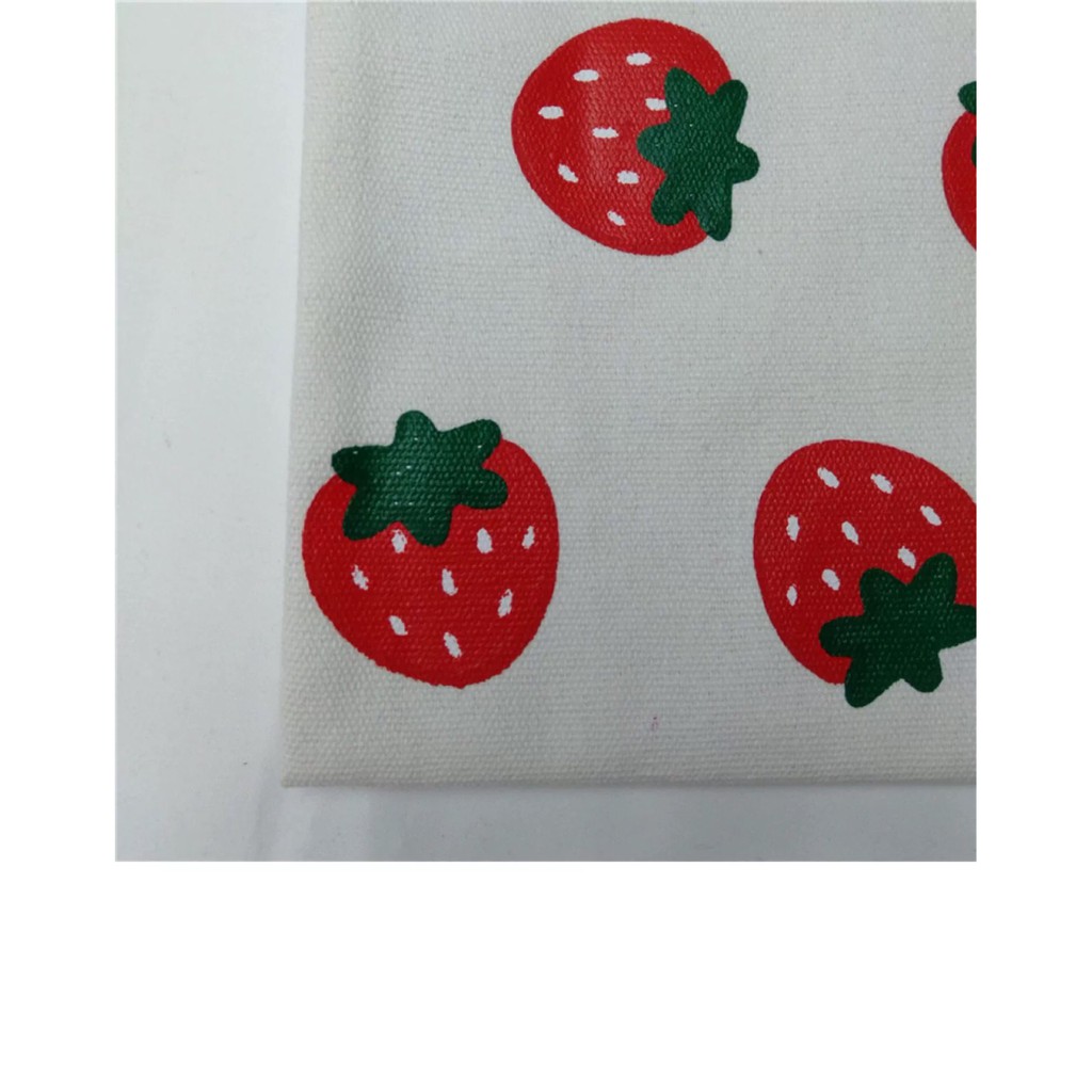 Túi đeo vải strawberry 38*33