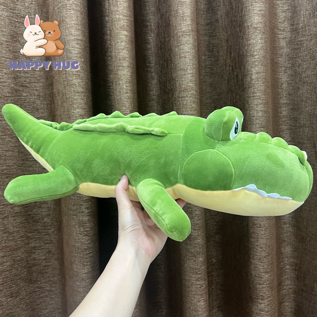 Gấu bông to, thú nhồi bông gối ôm cá sấu size 55/70/85/120cm - Happy Hug