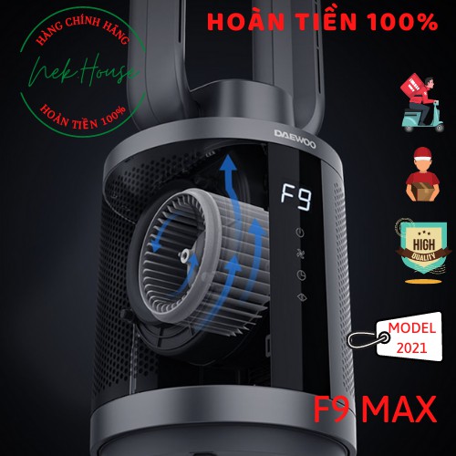 [NEW 2021] DAEWOO F9 BLADELESS ( F9 PRO - MAX ) - Quạt không cánh Daewoo  F9 Pro - Max vừa quạt vừa lọc không khí | BigBuy360 - bigbuy360.vn