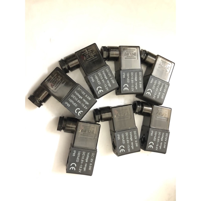 Cuộn hút, cuộn coil thay thế cho van điện từ 12V trục 8mm