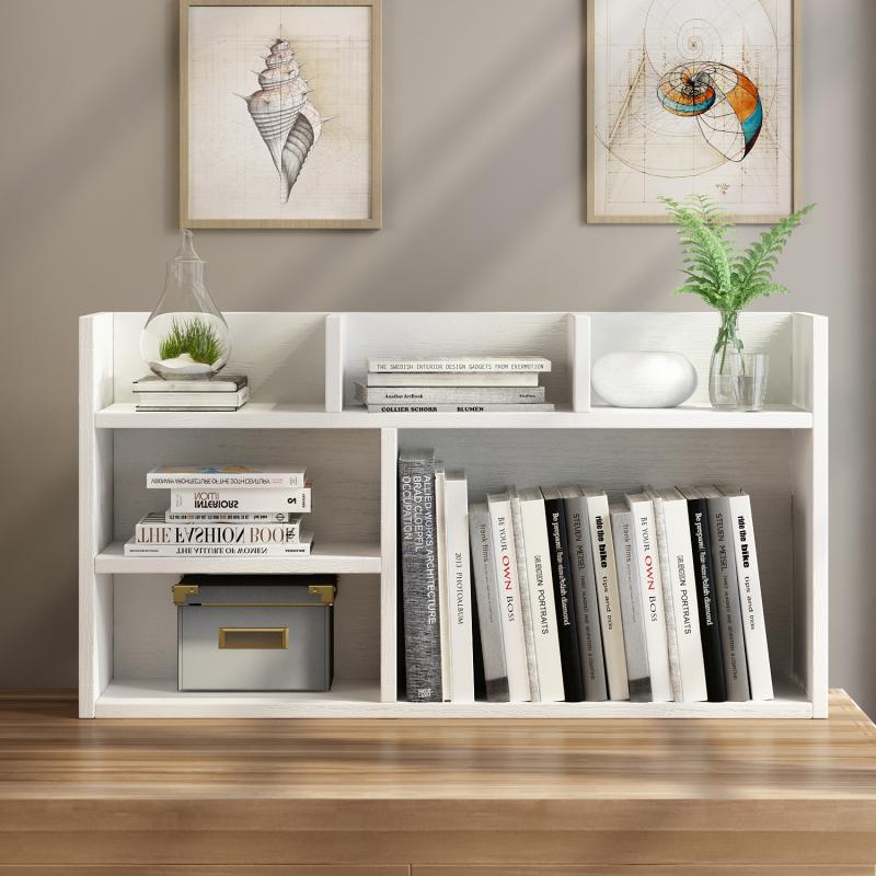 Giá để bàn, kệ sách mini để bàn cao cấp chất liệu gỗ nhựa chịu lực - Green Decor