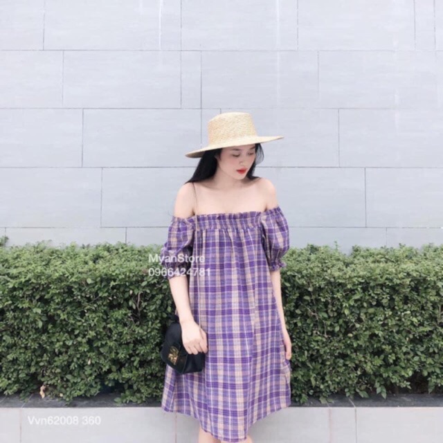 vải kẻ xuân hè may váy,bộ,vest