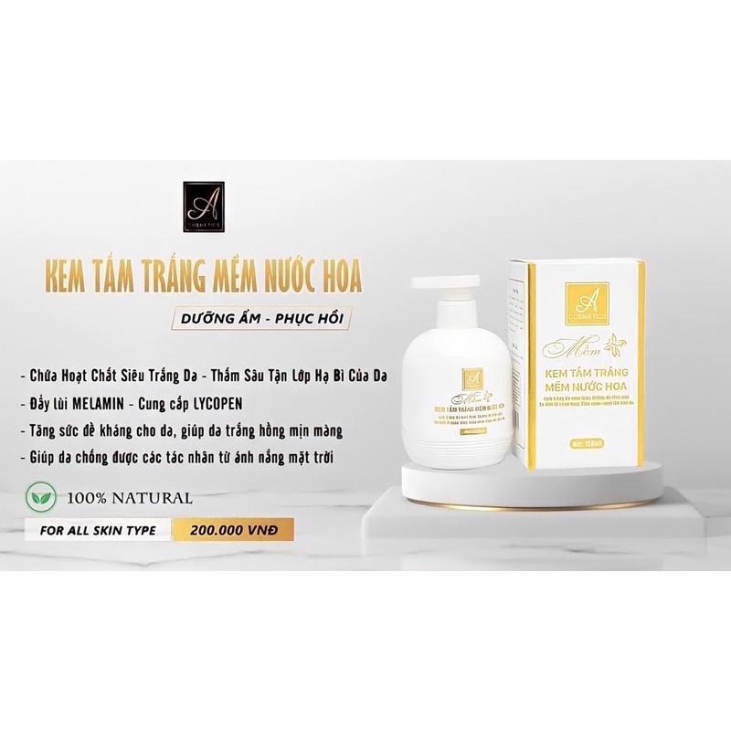 Kem Tắm Trắng Mềm Nước Hoa Phương anh Lên Tông Sau Lần Đầu SD (150g) Hàng Chính Hãng | BigBuy360 - bigbuy360.vn