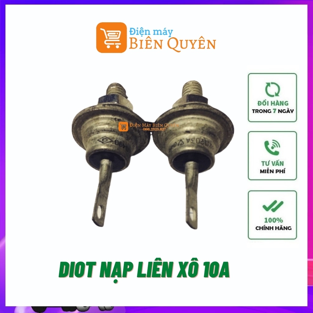 Diot Nạp Liên Xô 10A Hàng Nga Chính Hãng Mới 100% Chuyên Dùng Cho Nạp Ắc Quy