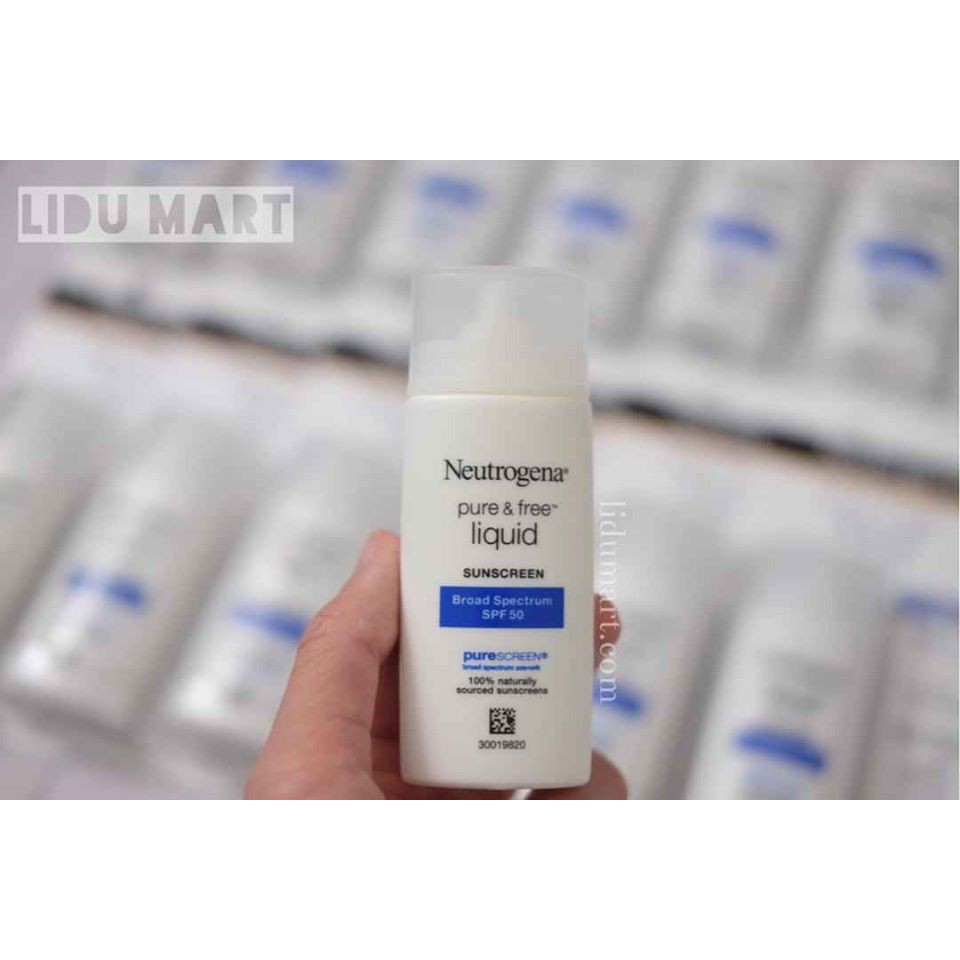 Kem Chống Nắng Neutrogena Pure & Free Liquid Sunscreen, SPF 50