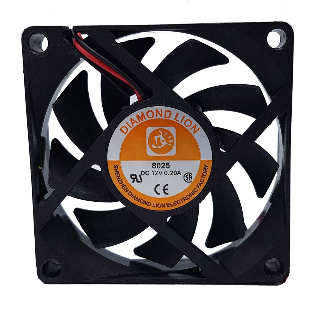 Quạt tản nhiệt vuông 12VDC 40x40x10mm, 7x7cm 2 dây, 7x7cm 3 dây, 8x8x2.4cm