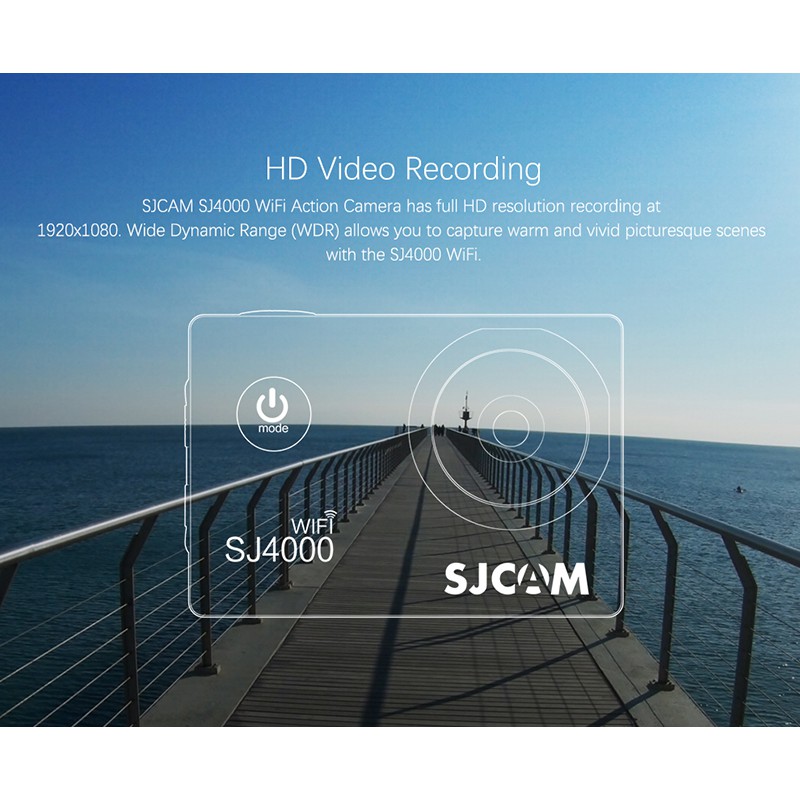 Camera Hành Động Cao Cấp SJCAM SJ4000 Wifi Full Hd 1080p – Tặng Thẻ 16gb | WebRaoVat - webraovat.net.vn