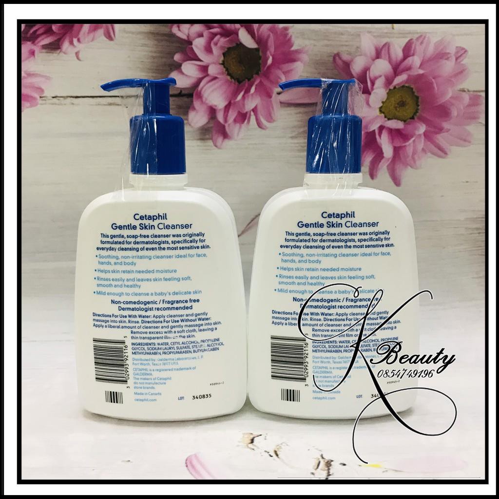 Sữa rửa mặt Cetaphil Gentle Skin Cleanser 473ml cho Mặt và Body mọi loại Da của Mỹ | BigBuy360 - bigbuy360.vn