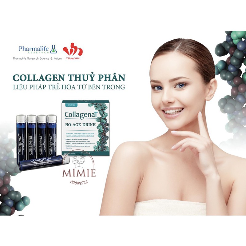 [CHÍNH HÃNG] CollagenaT - collagen thủy phân từ đại dương giúp trẻ hóa da và đẹp da nhập khẩu Ý 10 ống x 25ml