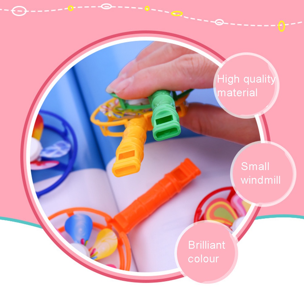 Set 5 Đồ Chơi Nhạc Cụ Hình Cối Xay Gió Nhiều Màu Sắc Dành Cho Trẻ Em