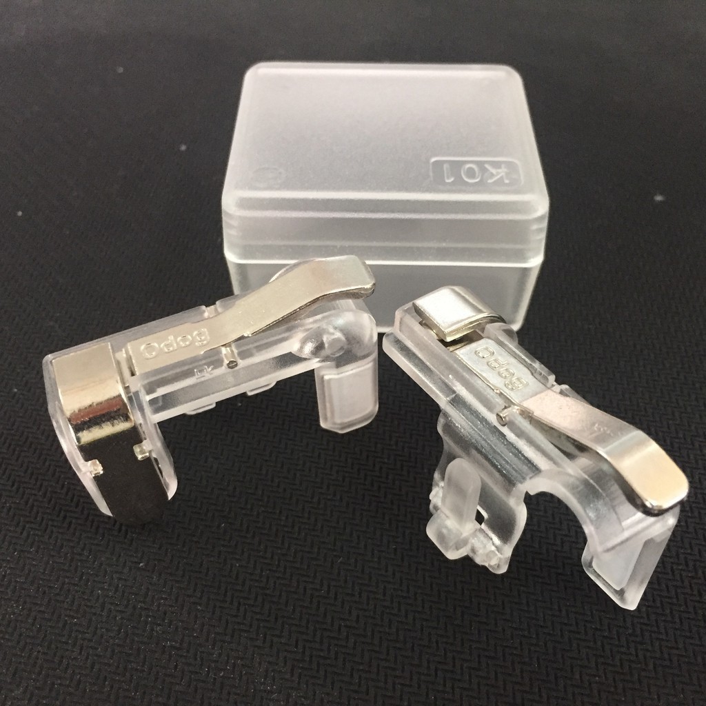 [Hàng Cao Cấp] Bộ 2 nút bấm cơ K01 kim loại trong suốt Hỗ Trợ Chơi Game PUBG Mobile, Ros Mobile