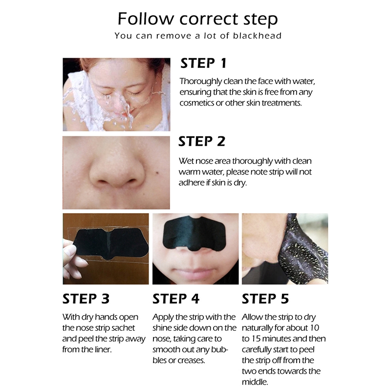 LANBENA Brand Bamboo Charcoal Remove Blackhead Mask Black Mask Nose Peeling Black head Acne Treatment Face Care Mask