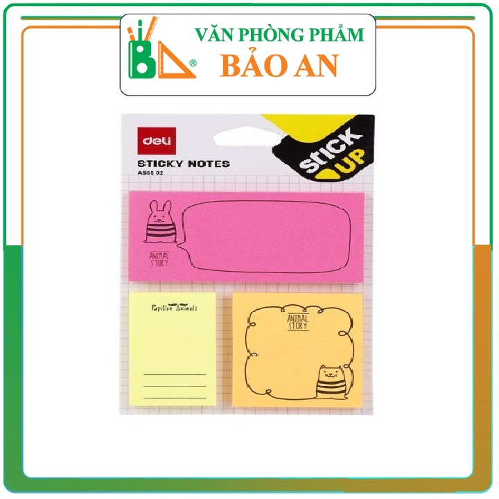 Giấy Sticky Note Deli A555 02