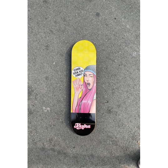Ván Trượt Thương Hiệu KARINA ( Deck KARINA + Tặng Gripe )