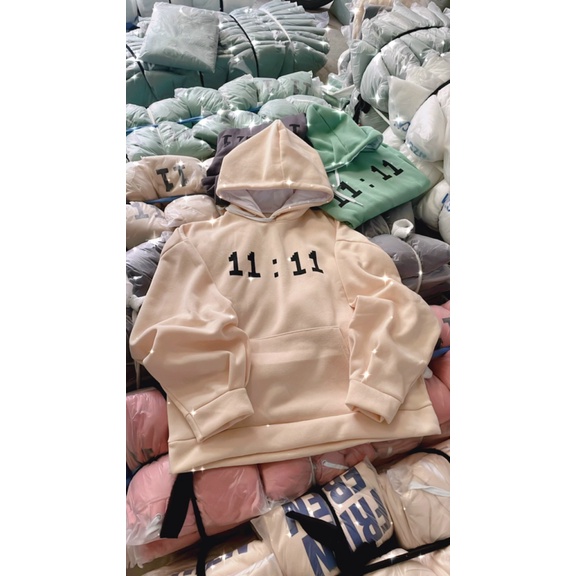 (Free Ship) Áo Khoác  - Áo Khoác Chống Nắng - Áo Khoác Sweater Nữ kIỂU Chui Đầu Form Thụng Đáng yêu 11:11 h.h.p