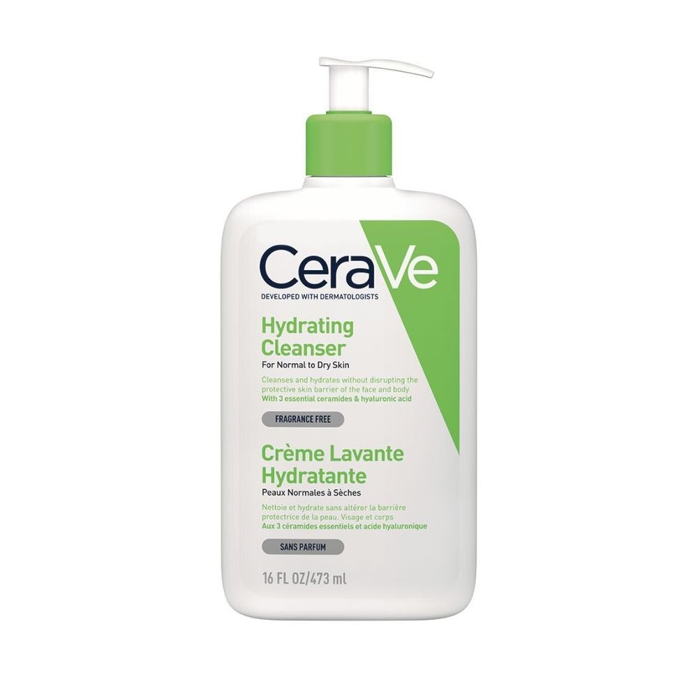 Sữa rửa mặt Cerave Hydrating Cleanser làm sạch sâu dành cho da thường và da khô 88ML/236ML/473ML - AJA'S SKINLAB