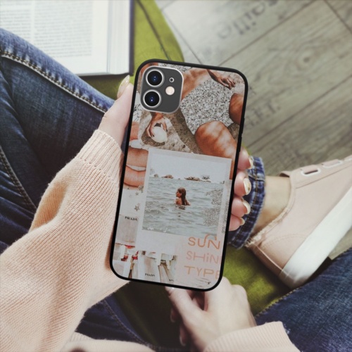 Ốp lưng iphone hình sunshine type  collage art op art cute cho gái  cho các dòng SAMSUNG PAP20210898
