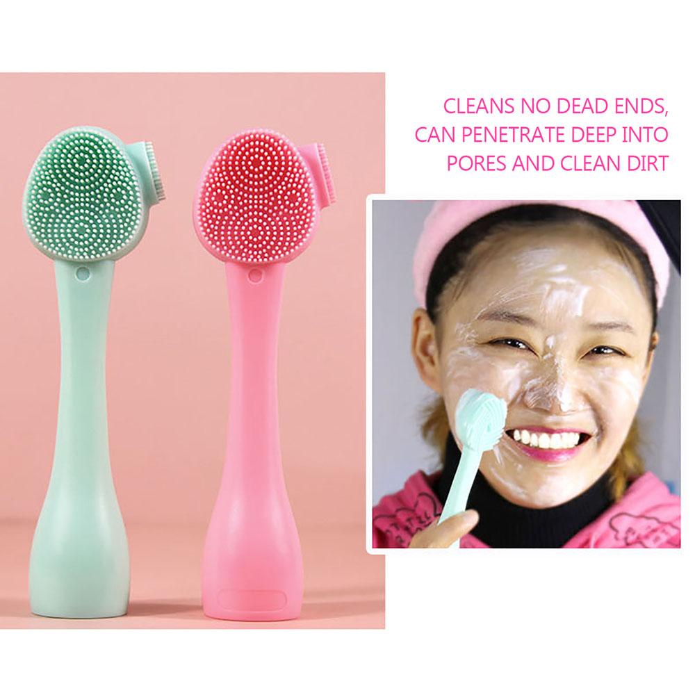 ANEMONE Bàn Chải Silicone Massage Loại Bỏ Mụn Đầu Đen Chăm Sóc Da Mặt