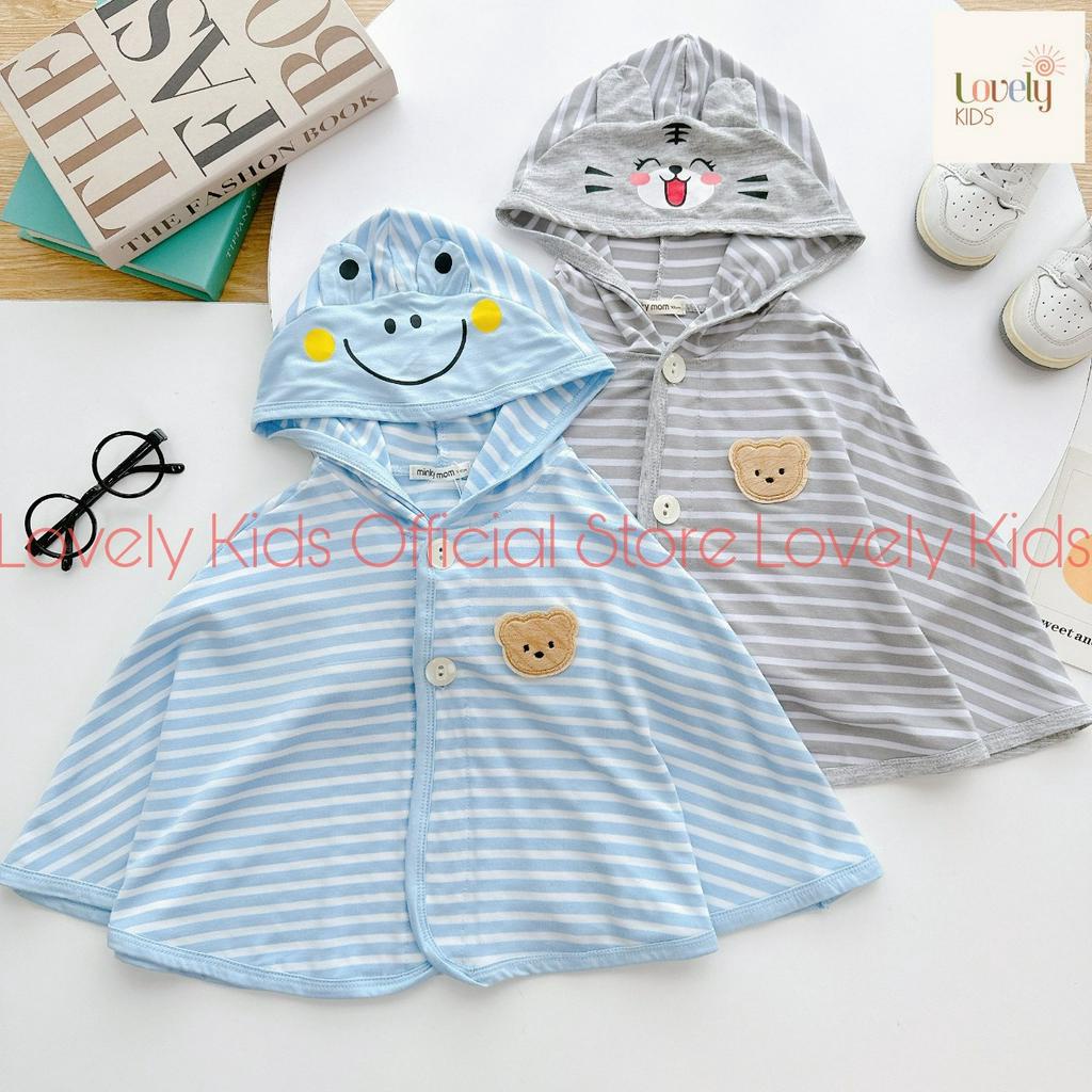 Áo Choàng Chống Nắng Cho Trẻ Em Bé Trai Bé Gái Minky Mom  Áo Khoác Choàng Chống Nắng Cho Bé Trai Gái ÁO CHOÀNG