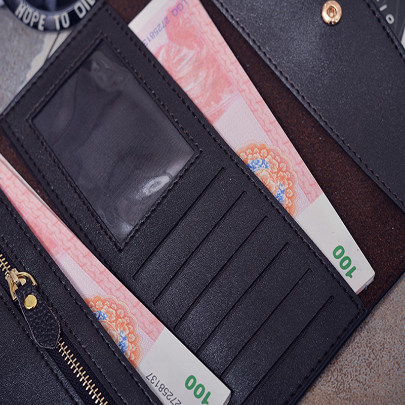 Ví nữ 3908 da sần nhiều ngăn tiện lợi