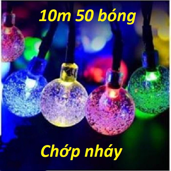 Dây Đèn Led Trang Trí Bi Bọt Nước Dài 8m 35 bóng cực đẹp. Décor trang trí phòng ngủ, ngoài trời
