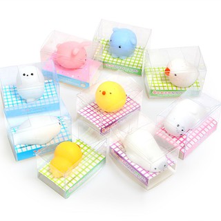 x[SỈ] 1vỉ gồm 16 hộp thú đồ chơi mochi squishy siêu hot hit (hàng loại 1 có hộp nhựa trong đựng)u