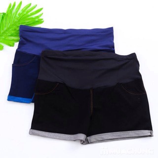 Quần sóc bầu giả jean chất đẹp