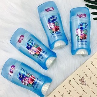 Lăn khử mùi Secret Paris Rose Clear sáp 73g