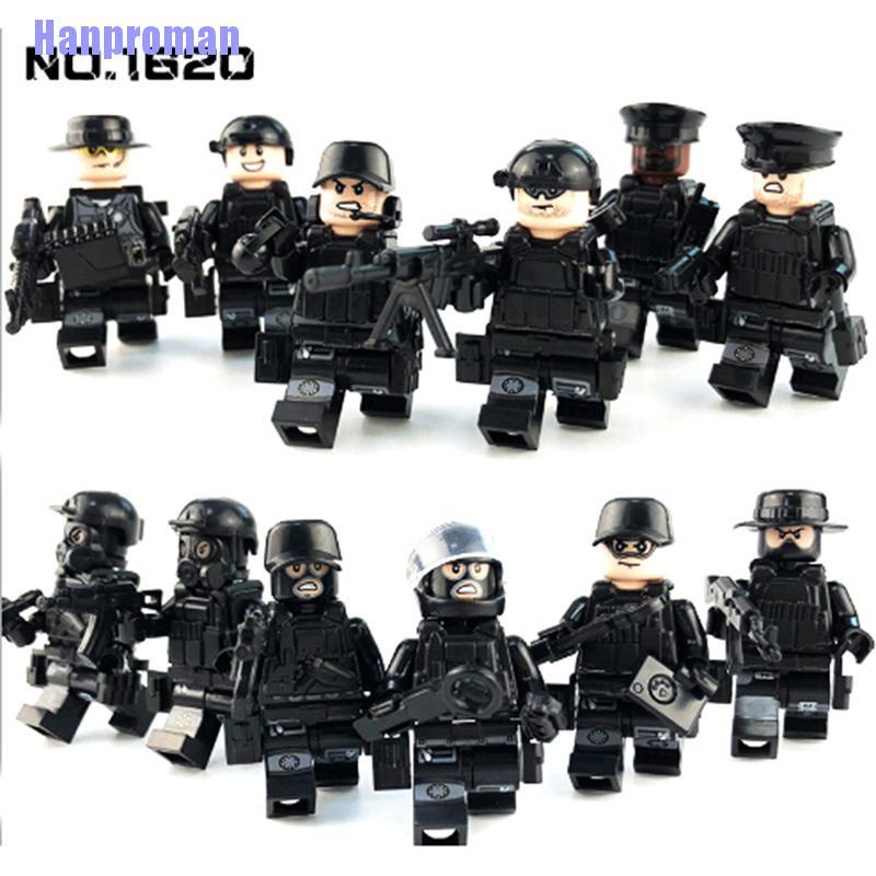 Bộ Đồ Chơi Lego Lắp Ráp Mô Hình Cảnh Sát Swat Teams